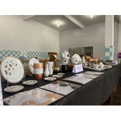 1ª Exposição de Cerâmica e Porcelana de Campo Largo  foi realizada no Centro do Idoso Jerônimo Stoco